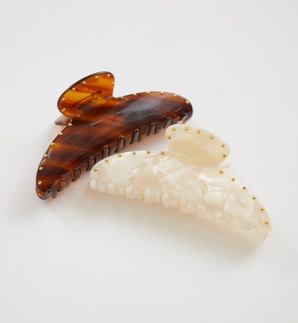 【ミスティック/mystic】 マーブルラウンドヘアクリップ