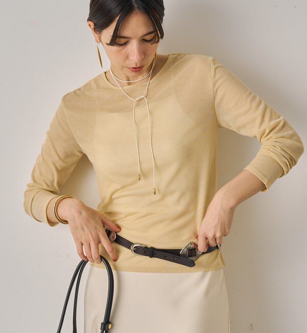 人気メンズファッション|【ラウンジドレス/Loungedress】 シアーコンパクトロンT