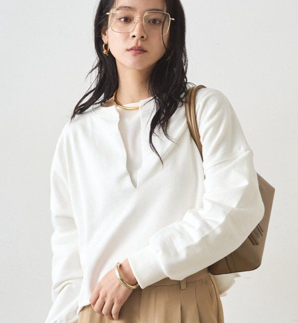 ファッションメンズのイチオシ|【ラウンジドレス/Loungedress】 スキッパーショートスウェット