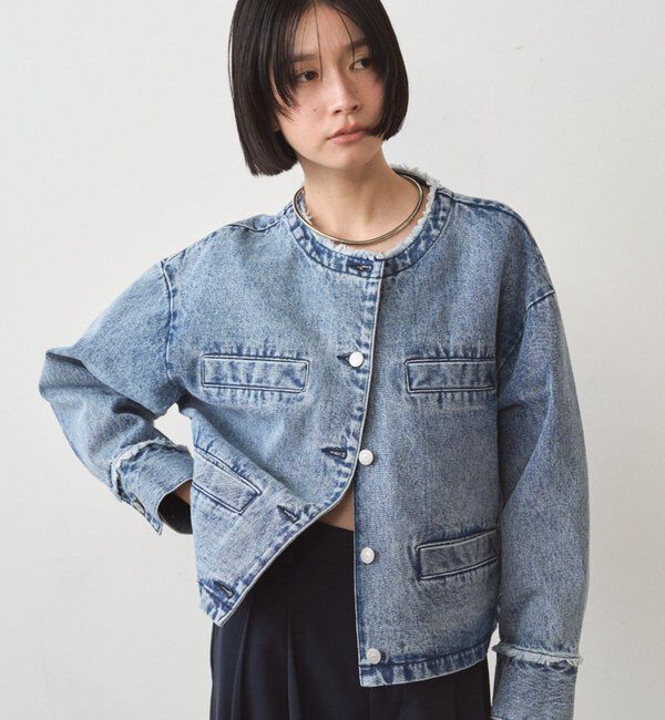 ファッションメンズなら|【ラウンジドレス/Loungedress】 デニムショートジャケット