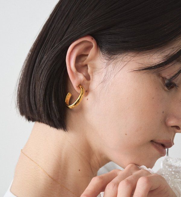 ファッションメンズお薦め|【ラウンジドレス/Loungedress】 【GALENA/ガレナ】オーバルピアス