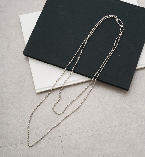 【ラウンジドレス/Loungedress】 【GALENA/ガレナ】ボールチェーンネックレス