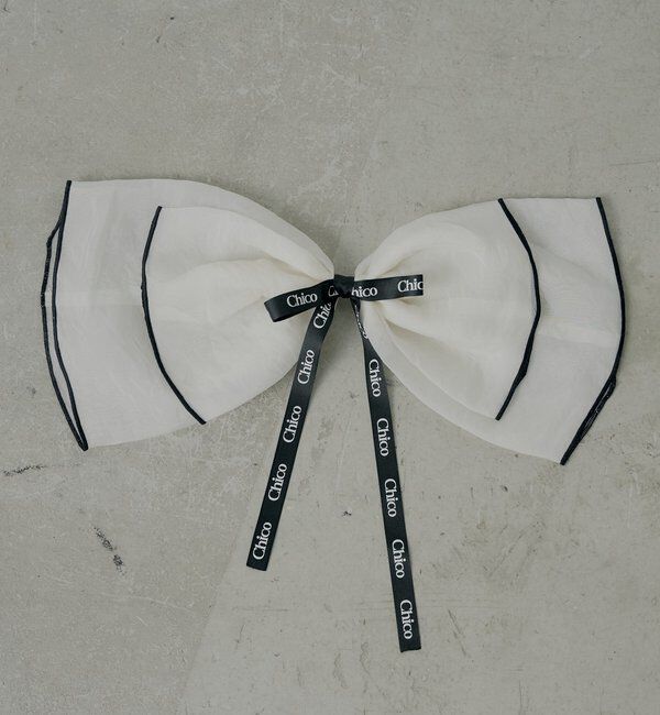 人気メンズファッション|【チコ/Chico】 シアーBIGリボンバレッタ