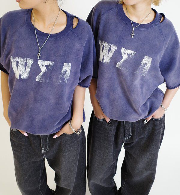 ファッションメンズのイチオシ|【フーズフーギャラリー/WHO'S WHO gallery】 【From Vintage】 WRONGダメージ半袖スウェット / 2サイズ