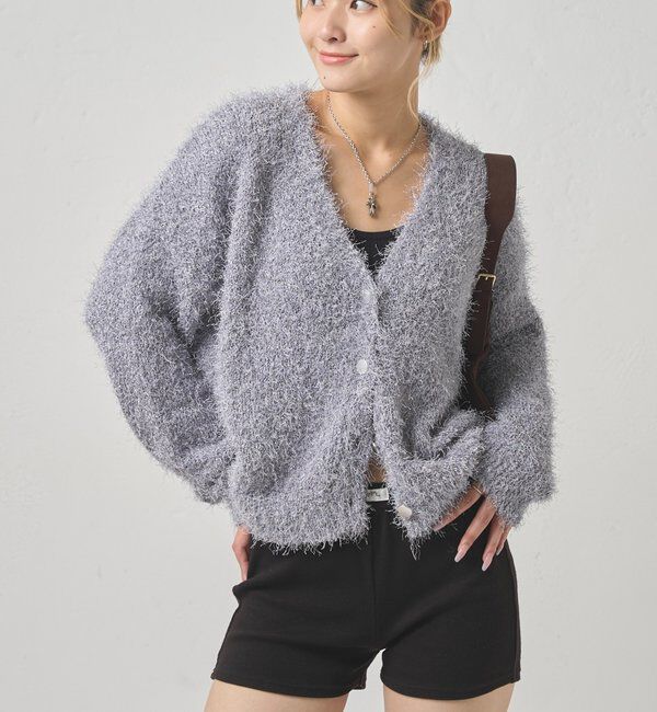 モテ系ファッションメンズ|【フーズフーギャラリー/WHO'S WHO gallery】 【WEB限定】HiNTラメニットカーデ