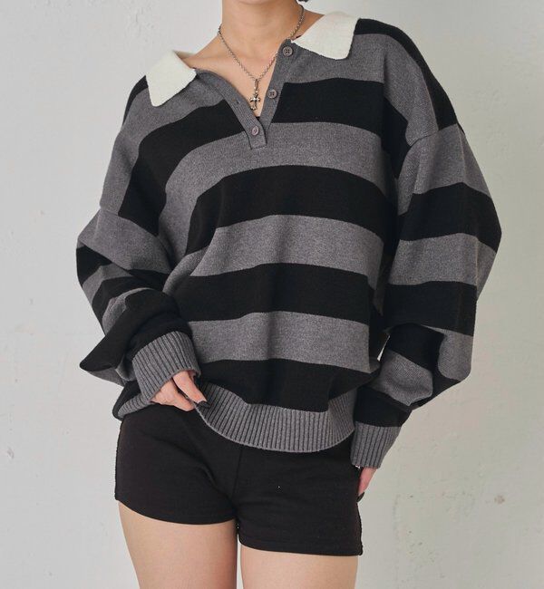 【フーズフーギャラリー/WHO'S WHO gallery】 ルーズラガーニット