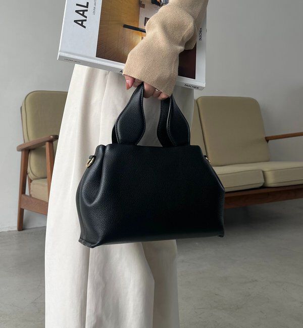 【カプリシュ　レマージュ/CAPRICIEUX LE'MAGE】 ラウンドミニボストンバッグ