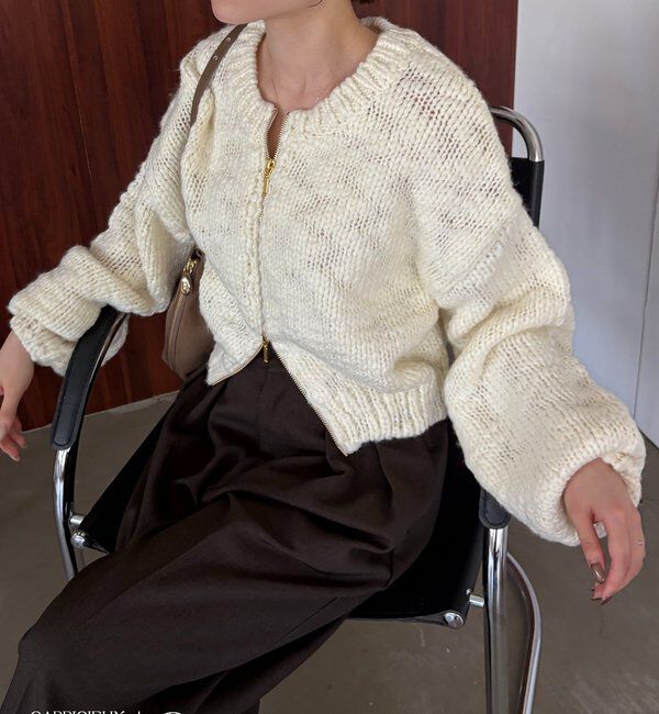 人気メンズファッション|【カプリシュ レマージュ/CAPRICIEUX LE'MAGE】 【LE'MAGE×gemeilコラボ】スラブジップカーディガン