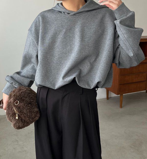 人気メンズファッション|【カプリシュ　レマージュ/CAPRICIEUX LE'MAGE】 【軽量/滑らかな着心地】バルーンフーディ