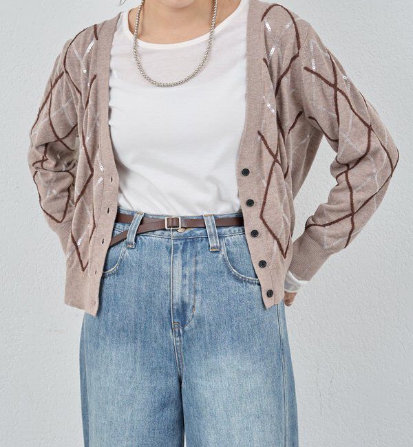 ファッションメンズなら|【シーナリー/SHENERY】 アーガイルニットカーディガン