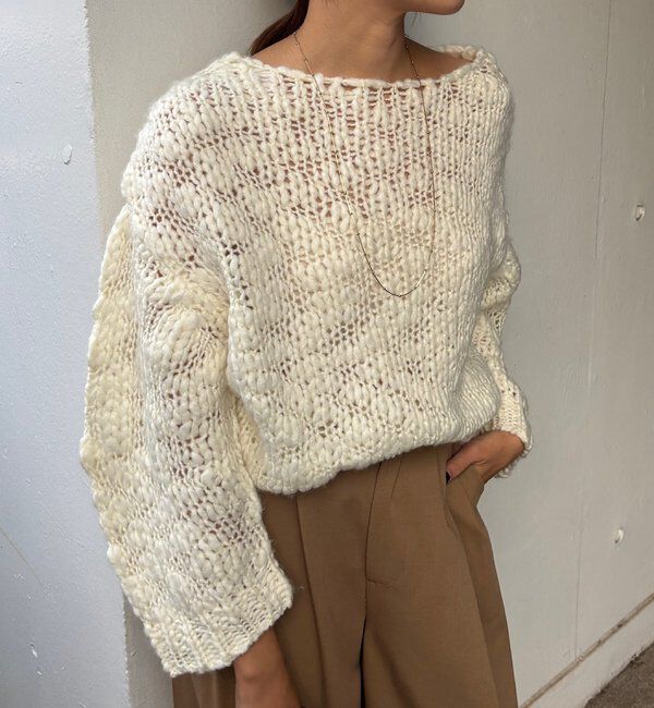 メンズファッションオススメ|【シーナリー/SHENERY】 テクスチャーオーバーニット