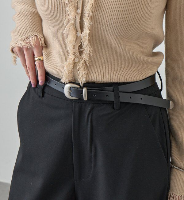 【シーナリー/SHENERY】 シルバーバックルベルト