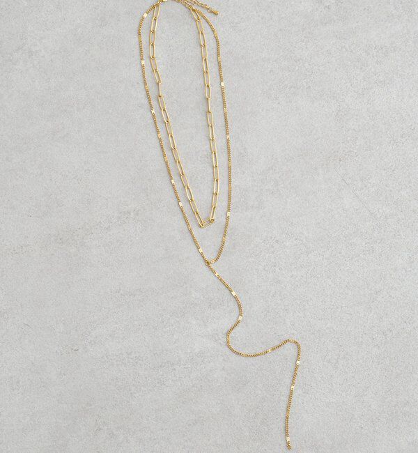 【シーナリー/SHENERY】 ダブルエッジネックレス