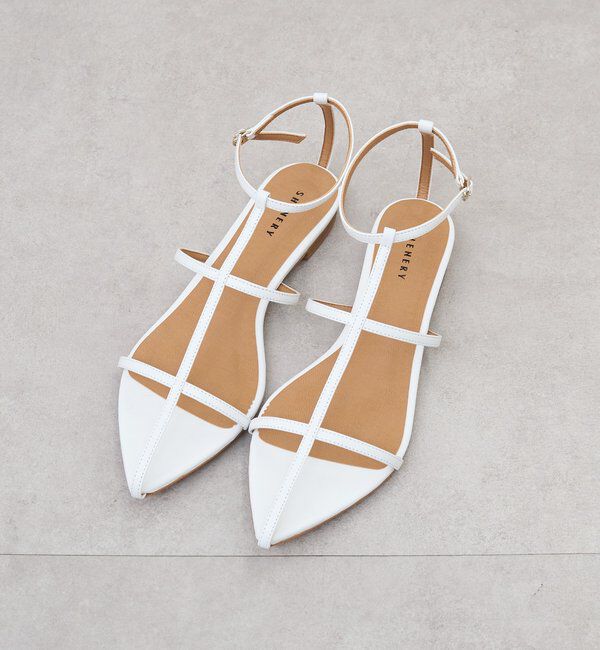 【シーナリー/SHENERY】 ポインテッドサンダル