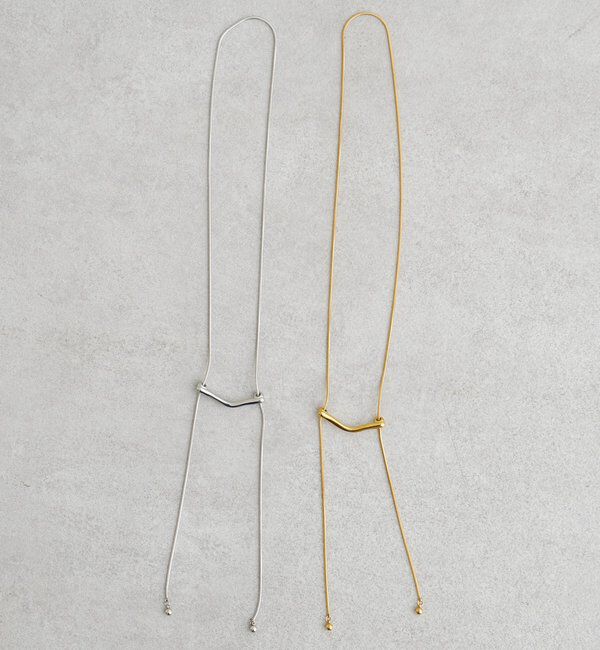 【シーナリー/SHENERY】 スネークウェーブネックレス