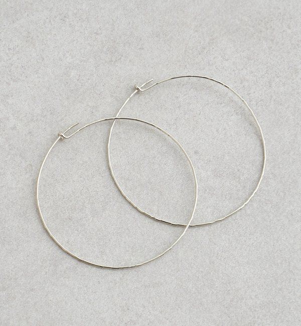 【シーナリー/SHENERY】 ニュアンスフープピアス