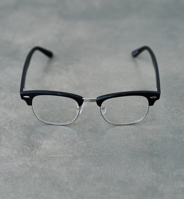 ファッションメンズなら|【シーナリー/SHENERY】 ハーフリムメガネ