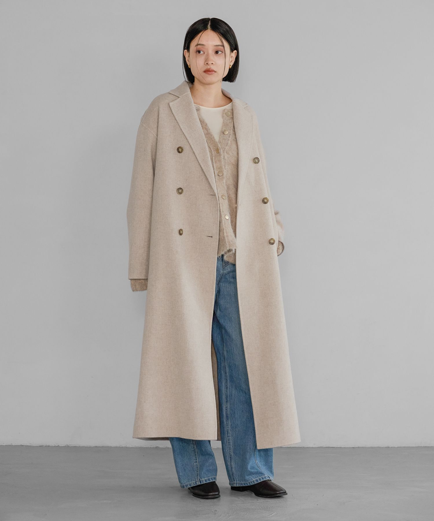 ファッションメンズなら|【アパートバイ/A part by】 【Sサイズ展開】カシープチェスターコート