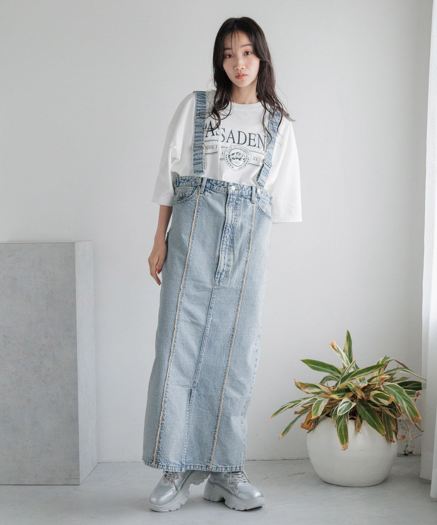 【ローリーズファーム/LOWRYS FARM】 ＣＯＮＥ／デニムジャンスカ