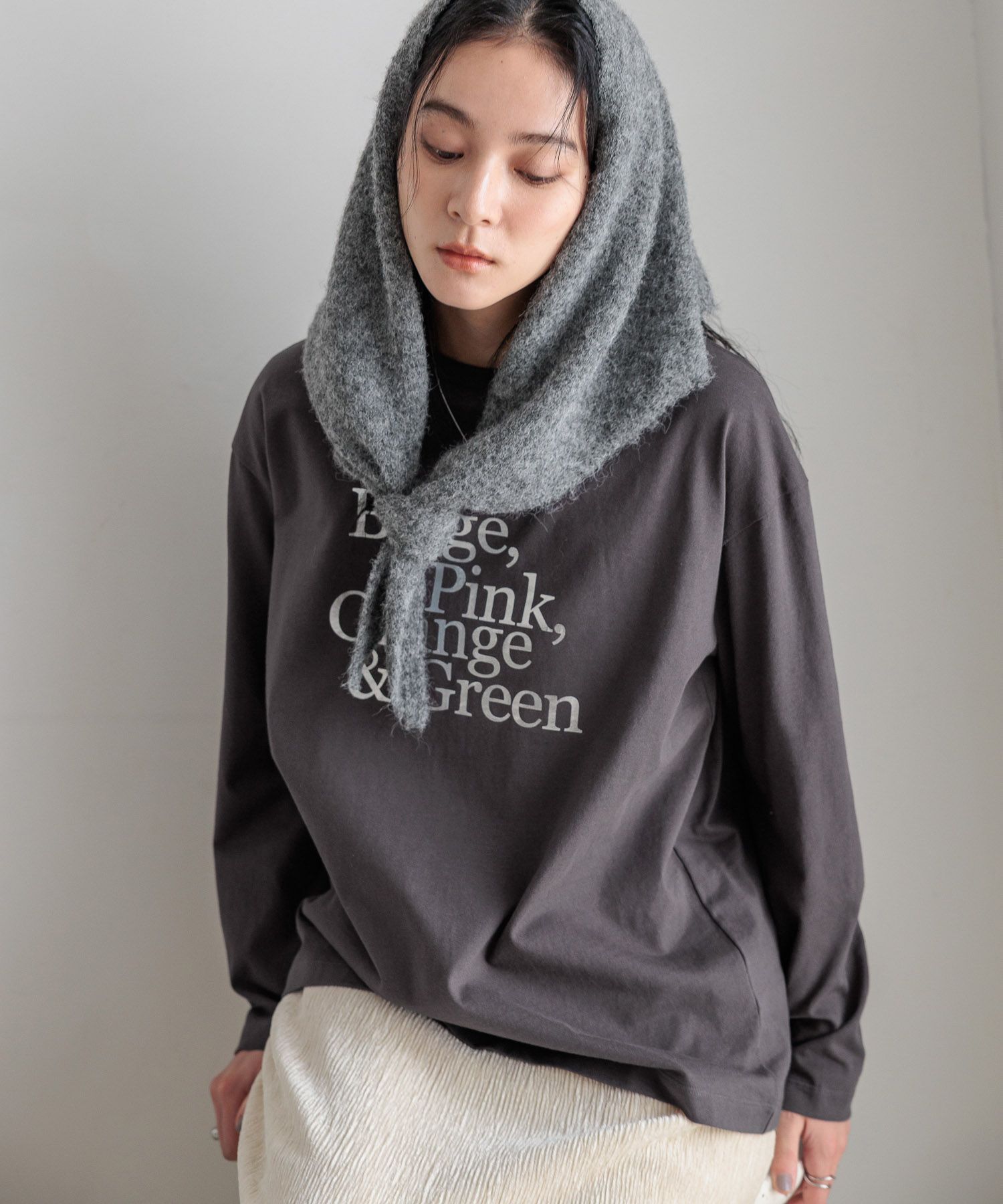 モテ系メンズファッション|【ローリーズファーム/LOWRYS FARM】 プリントロゴTシャツLS