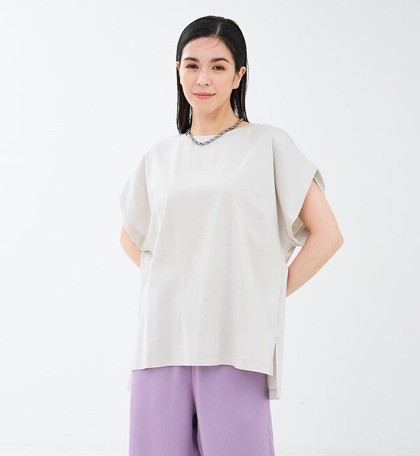 モテ系ファッションメンズ|【コレックス/collex】 【接触冷感・UVカット】コンパクトクールフレンチスリーブチュニック