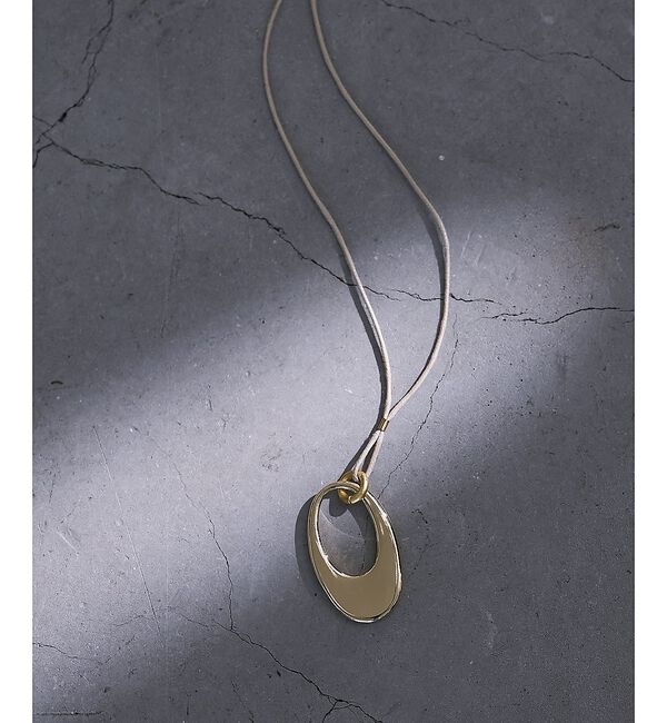 【コレックス/collex】 【dignif】【金属アレルギー対応】オーバルトップコードネックレス