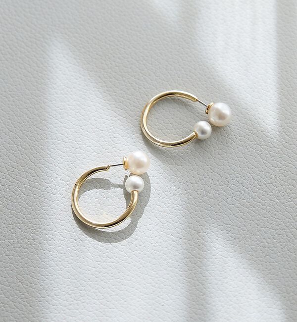 【コレックス/collex】 【dignif】【金属アレルギー対応】ツインパールピアス