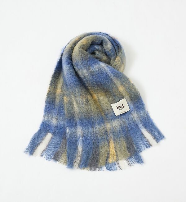 【アバハウス/ABAHOUSE】 【814 EZCARAY】MOHAIR TARTAN モヘヤ マフラー