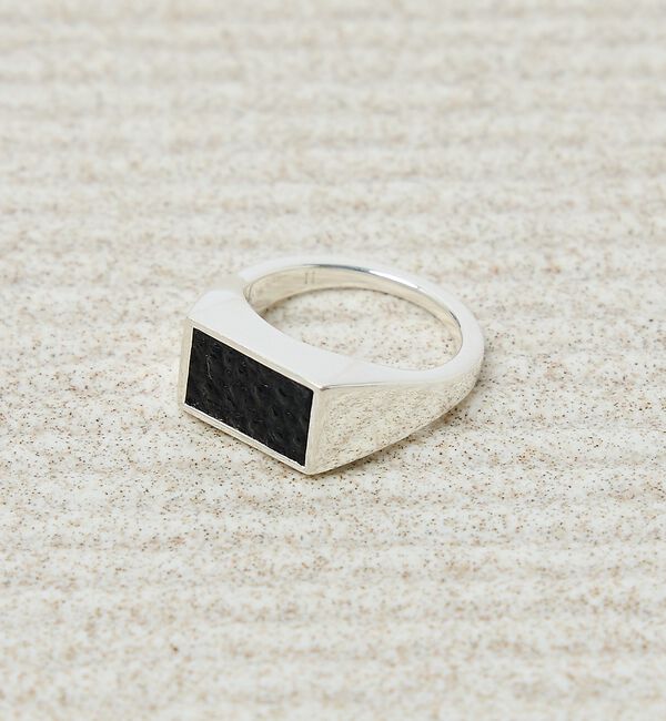 ファッションメンズお薦め|【アバハウス/ABAHOUSE】 【UNISEX】SIGNET RECTANGLE RING / シグネットレクタ
