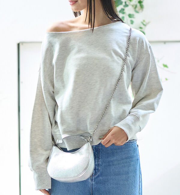 ファッションメンズなら|【ルージュ・ヴィフ　ラクレ/Rouge vif la cle】 【一部店舗限定】オフショルルーズスウェット