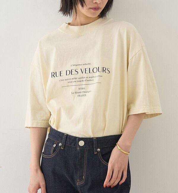 メンズファッションオススメ|【ルージュ・ヴィフ ラクレ/Rouge vif la cle】 ピグメントロゴBIG Tシャツ