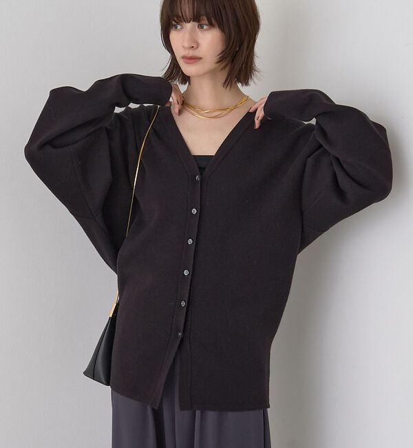 メンズファッションオススメ|【ルージュ・ヴィフ ラクレ/Rouge vif la cle】 変形オーバールーズニットカーディガン