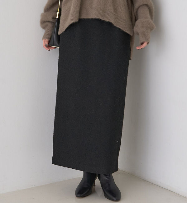 【ルージュ・ヴィフ　ラクレ/Rouge vif la cle】 【セットアップ対応】ポリウーリングカルセタイトスカート