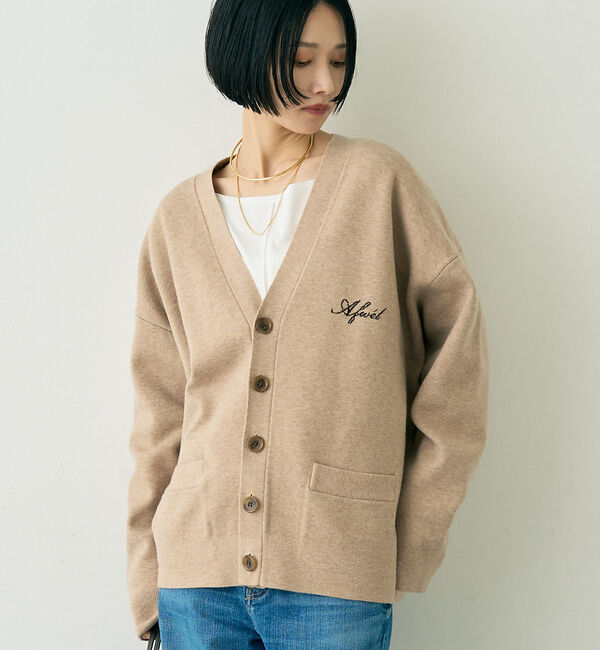 メンズファッションなら|【ルージュ・ヴィフ　ラクレ/Rouge vif la cle】 【ST.JOHNS 3RD CLUB/セントジョンズサードクラブ】ロゴカーディガ