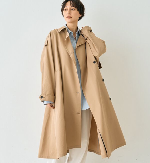 【ルージュ・ヴィフ　ラクレ/Rouge vif la cle】 【2サイズ展開】撥水NEWロングトレンチコート【予約】