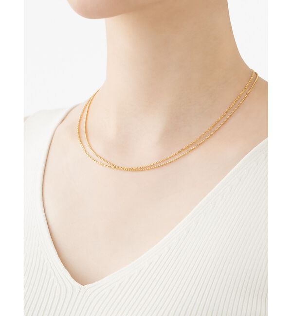 【ルージュ・ヴィフ　ラクレ/Rouge vif la cle】 【MARIHA/マリハ】Silent Rainネックレス2連