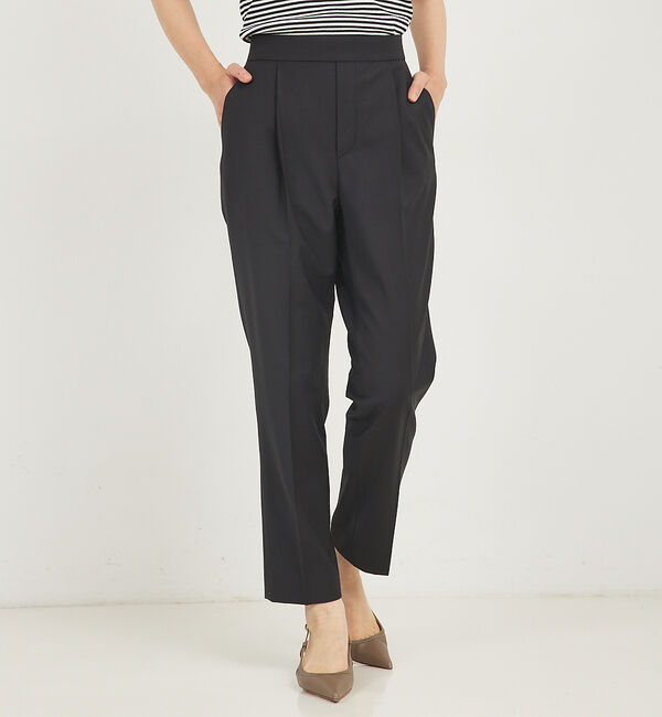 ドライギャバシガレットパンツ（qualite）｜ルミネのファッション通販