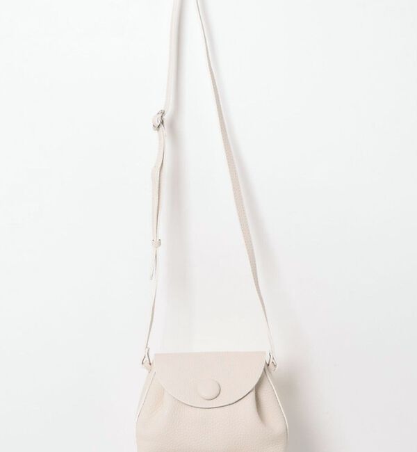 【カリテ/qualite】 シュリンクレザーミニショルダーバッグ