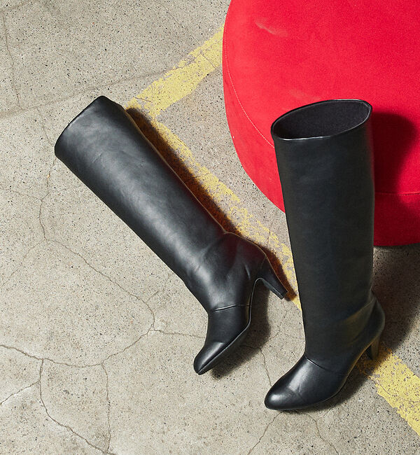 【オゥ　バニスター/Au BANNISTER】 【LAROUTE】ルーズロングブーツ