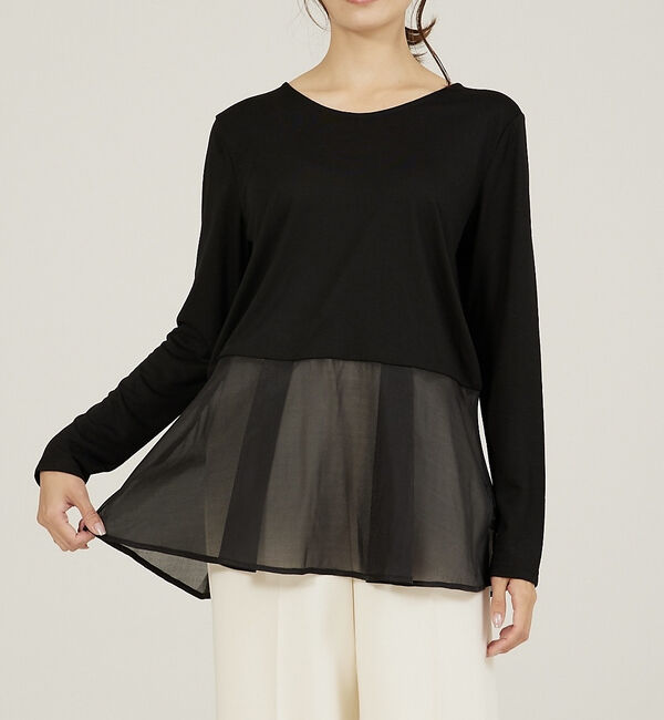 モテ系ファッションメンズ|【アバハウス マヴィ/abahouse mavie】 裾切替えレイヤードインナー