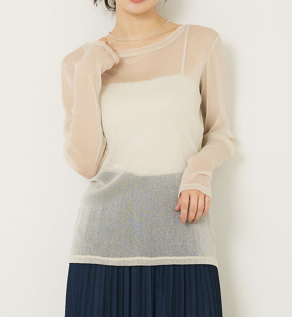 ファッションメンズなら|【アバハウス　マヴィ/abahouse mavie】 ラメチュールロンT