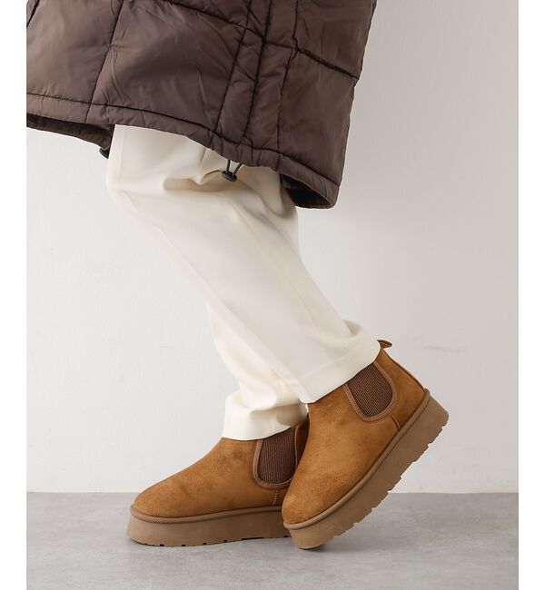 【アバハウス　マヴィ/abahouse mavie】 MEI SIDE GORE BOOTS