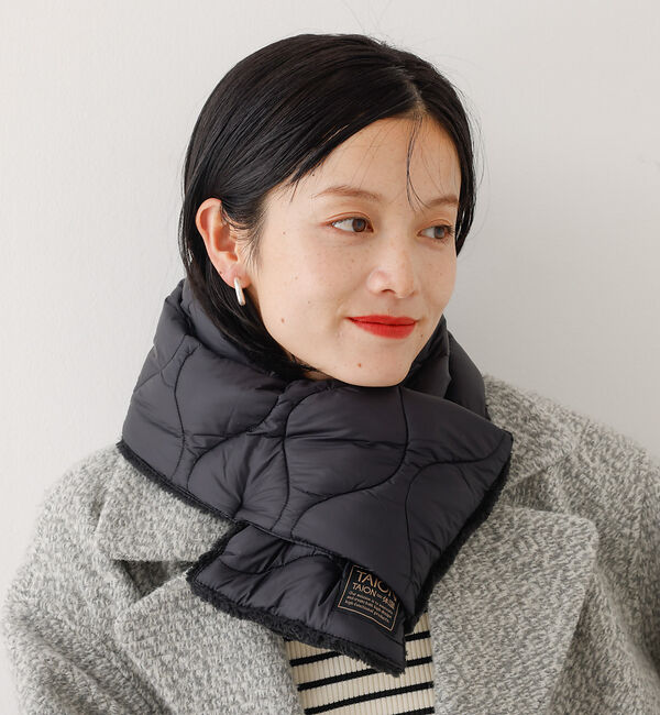 【アバハウス　マヴィ/abahouse mavie】 【TAION】 リバーシブルダウンスカーフ