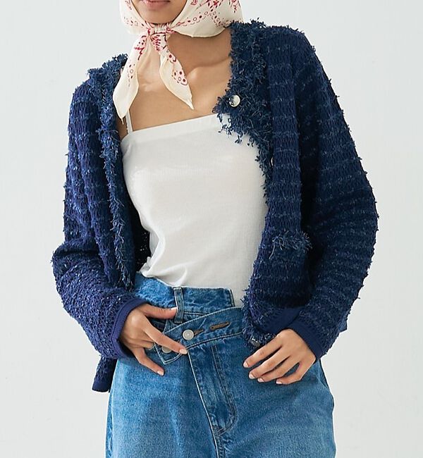 ファッションメンズなら|【アバハウス　マヴィ/abahouse mavie】 ツィードニットジャケット【予約】