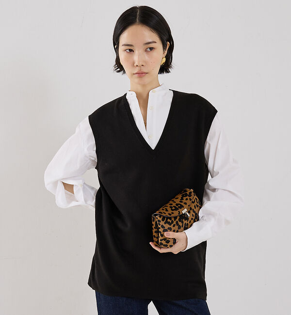 メンズファッションなら|【ザ ストア バイ シー/THE STORE by C’】 【COCUCA】スムースロングニットベスト