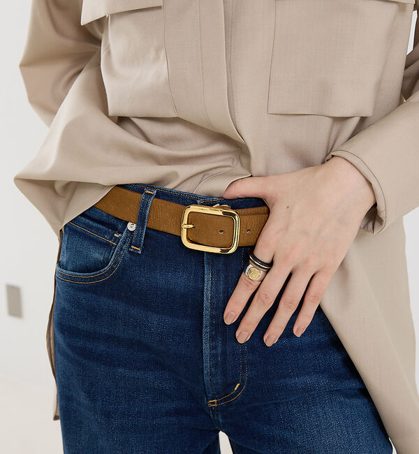 【ザ　ストア　バイ　シー/THE STORE by C’】 【ATELIER AMBOISE】ヌバックレザーベルト