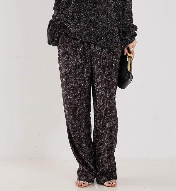 【ザ　ストア　バイ　シー/THE STORE by C’】 【COUTURE D'ADAM】Paisley Velvet Dress Eas