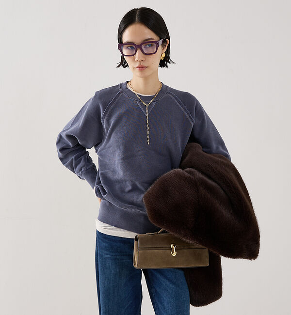 モテ系ファッションメンズ|【ザ ストア バイ シー/THE STORE by C’】 【Lee】RAGLAN SWEAT DAMAGE/ダメージスエット