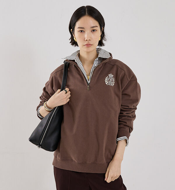 人気ファッションメンズ|【ザ ストア バイ シー/THE STORE by C’】 【Sporty&Rich】NY Crest Embroidered Quarte