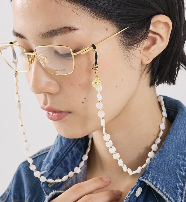 ファッションメンズなら|【ザ　ストア　バイ　シー/THE STORE by C’】 【SUNNY CORDS】Maya／グラスチェーン